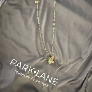 Park Lane Gold Necklace with Multicolor Charms